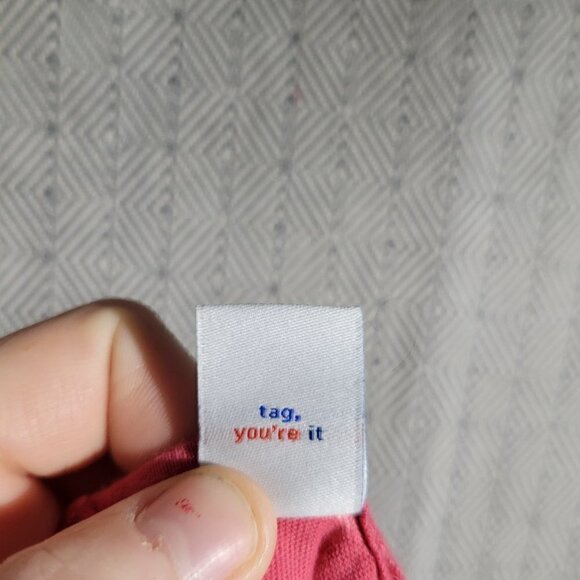 Old Navy Girl's Red Romper Decorated With White Hearts Covering It Size 3T - Picture 9 of 9